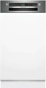 Bosch Serie 2 SPI2HKS42E Semi Built-in Dishwasher 45 cm Slimline 10 Place Settings 5 Programs Touch Control