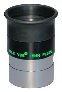 Eyepiece Tele Vue Plossl 15mm 1.25" - Plössl 15 mm 1.25" telescope eyepiece