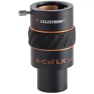 Celestron X-Cel LX 1.25" 3x Barlow Lens Black 3.18 cm Magnification 3x