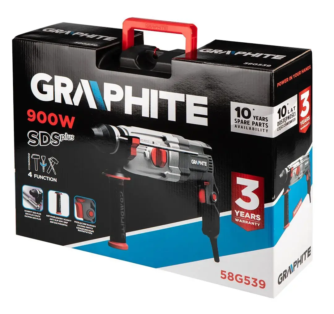 GRAPHITE 58G539 перфоратор Photo 2