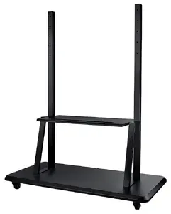 Optoma ST05 Floor Monitor Mount and Stand for 65 to 86 Inch Screens in Black
