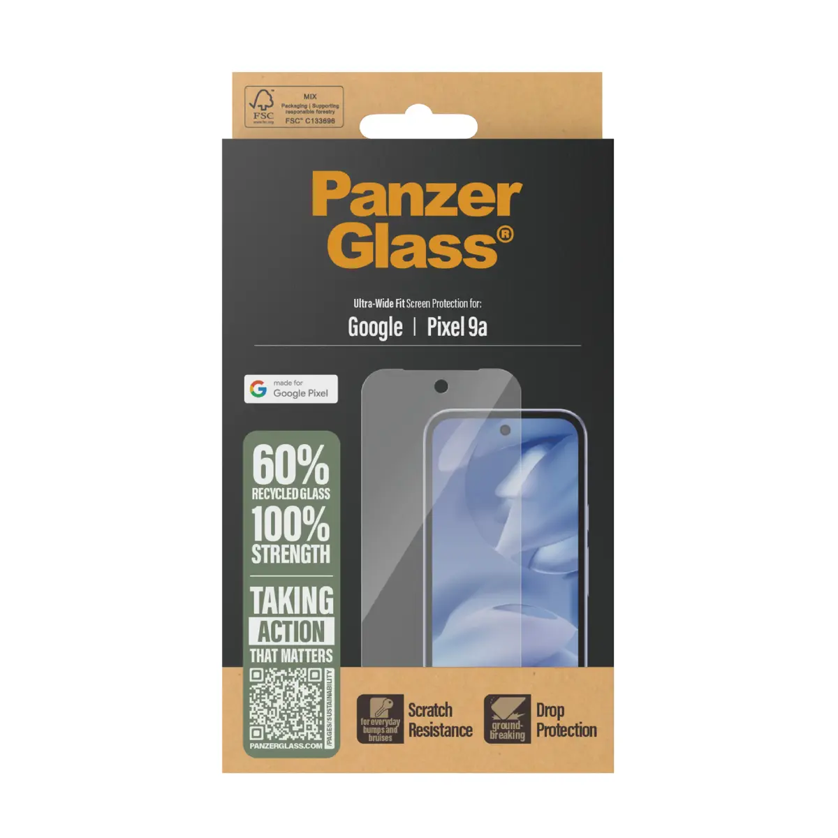 Ekrāna aizsargs PanzerGlass Google Pixel 9a Photo 3