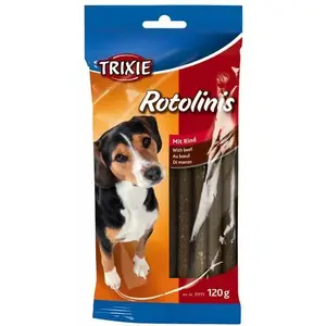 Жевательные лакомства для собак Trixie Rotolinis говядина, 12 шт., 120 г, TX-31771