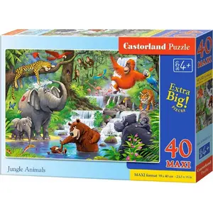 Пазл Castorland 40 Maxi — Castorland, Jungle Animals, 40 деталей