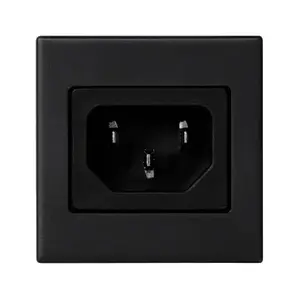 Socket-outlet Kontakt-Simon K305A/14 Graphite Plastic 45x45 mm