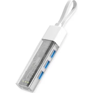 USB-хаб Secomp 14.02.5062 — 4x USB-A с кабелем USB-C, USB 3.2 Gen 1