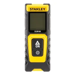 Laser distance meter Stanley STHT77100-0 30 m Digital Black Yellow