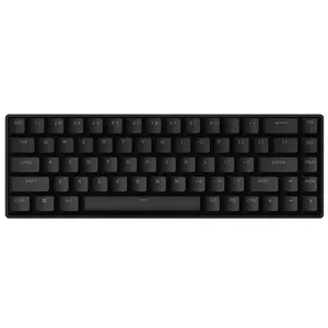 Mechanical Keyboard FGG FIRE68 RGB with Gateron Dual-Rail Universal Switches, 68% Layout, Black