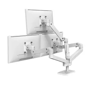 Ergotron LX Pro Desk Monitor Arm White with Constant Force Technology and VESA 75x75 to 100x100 mm