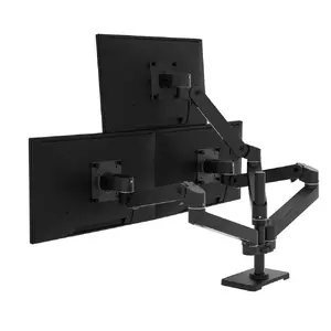 Ergotron 98-745-292 Desk Monitor Mount and Stand for 1 Display Black VESA 75x75 to 100x100 mm