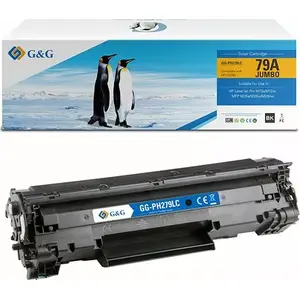 Тонер G&G XL-Toner совместимый с HP 79A CF279A 2600 страниц Черный