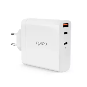 Charger Epico 140W GaN white – Epico 140W GaN USB-C power adapter, white