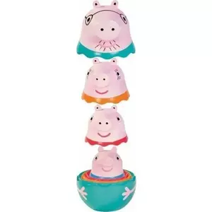 Toy TOMY Peppa Pig nesting doll set model E73526, 6 pieces