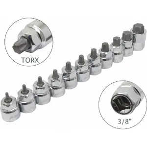 Socket set rail MILWAUKEE ASTA Low Profile Torx 3/8" on rail, model A-11SBL