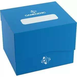 Deck box Gamegenic Side Holder 100+ XL Blue — card storage for sleeved decks