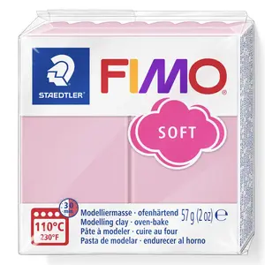 Детская пластилин Staedtler FIMO 8020-T21 — кремовый и розовый, блистер