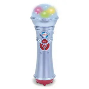Toy microphone BonTempi Voice Microphone — 4 built-in songs, AAA battery, multicolour