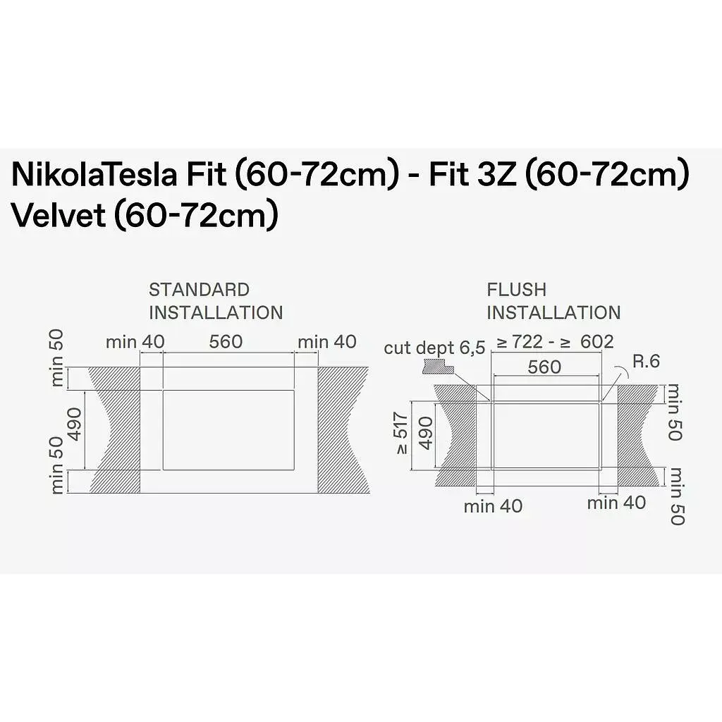 Варочная поверхность с вытяжкой Elica NIKOLATESLA FIT RAW BR/A/60 Photo 2