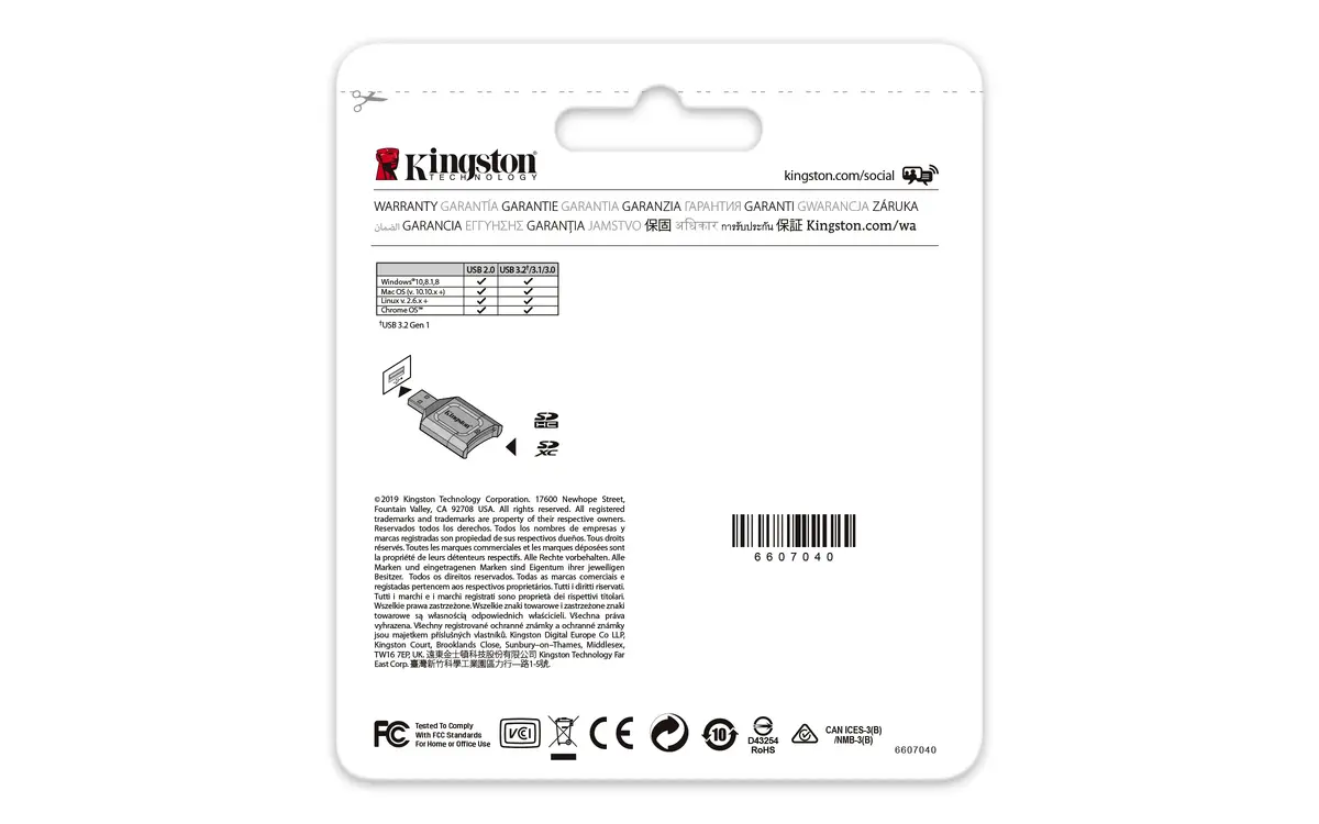 KINGSTON MobileLite Plus картридер USB 3.2 Gen 1 Photo 4