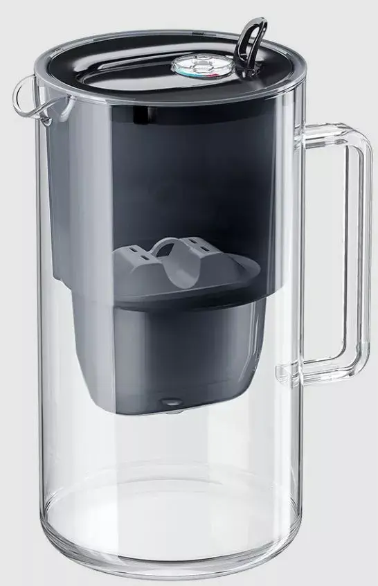 Aquaphor Glass MF+ Black B100BK water filter jug Photo 3