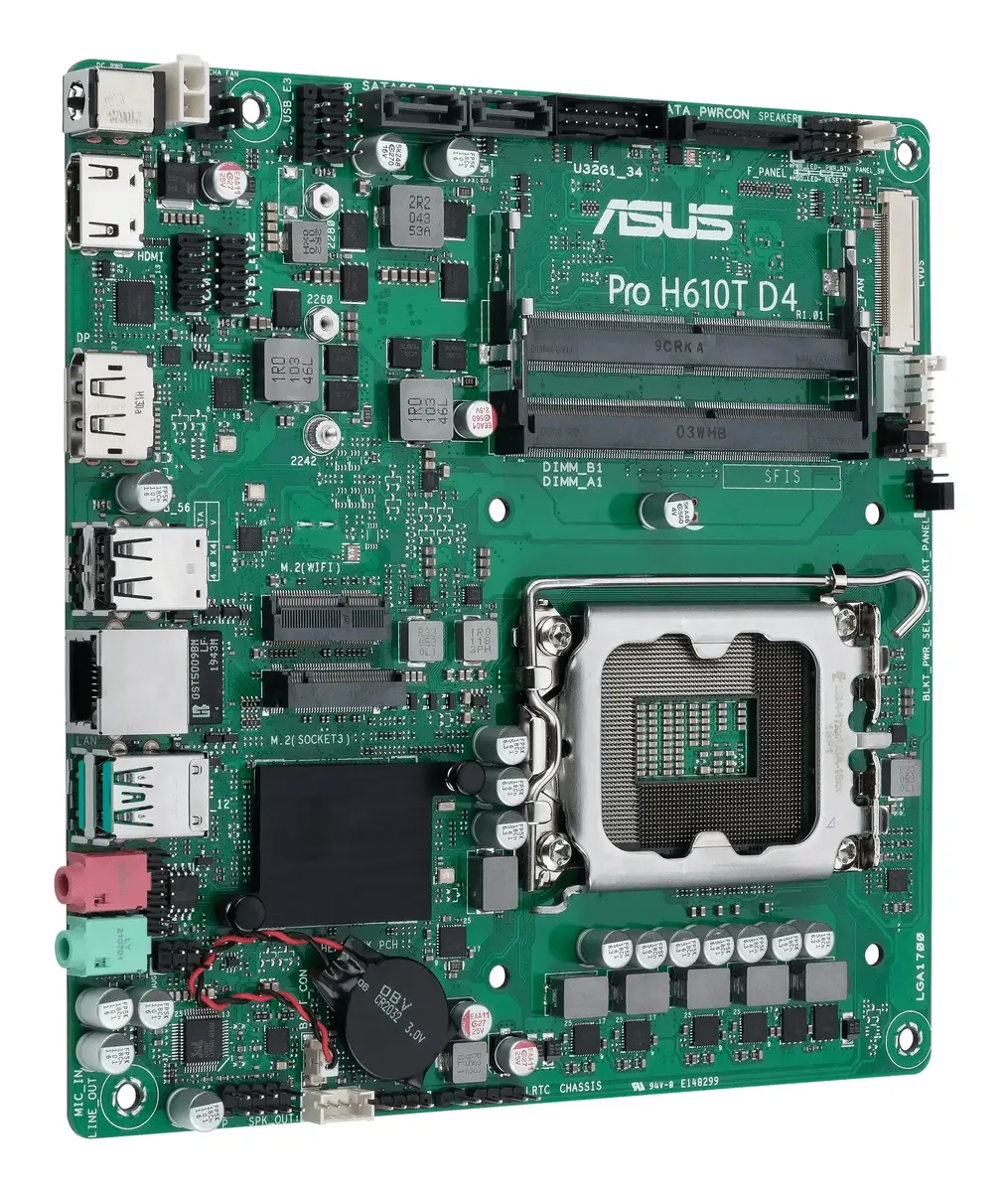 Материнская плата ASUS Pro H610T D4-CSM, 90MB1AM0-M0EAYC Photo 2