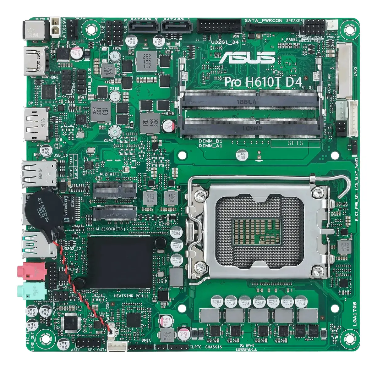 Материнская плата ASUS Pro H610T D4-CSM, 90MB1AM0-M0EAYC Photo 3