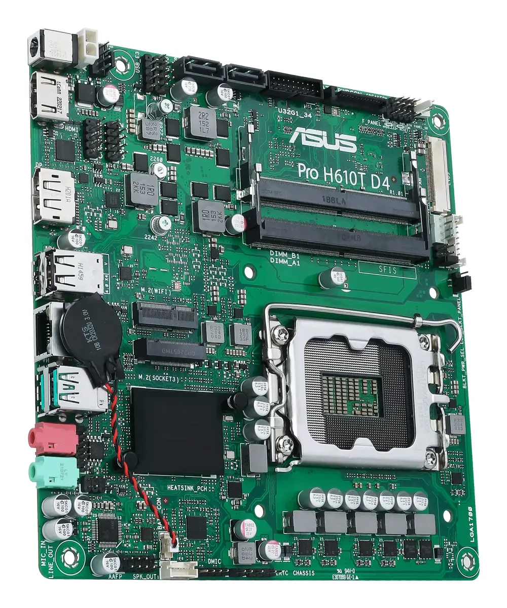 Материнская плата ASUS Pro H610T D4-CSM, 90MB1AM0-M0EAYC Photo 4