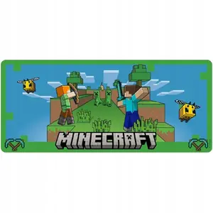 Desk Mat Kids Licensing Minecraft MC00045 — Large size, durable surface for desktop protection