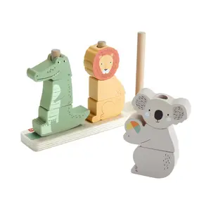 Деревянная игрушка для сортировки и stacking Fisher-Price 10 штук многоцветная