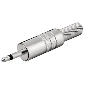 Goobay 3.5 mm jack spraudnis 2-pin mono niķelēta misiņa