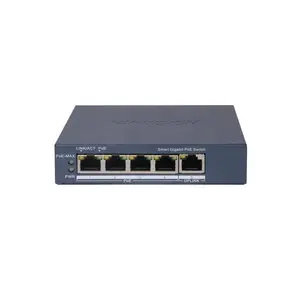 Managed Gigabit Ethernet PoE Switch Hikvision DS-3E1505P-EI, 5x RJ-45 (10/100/1000), 54V DC, 2000 MAC, 10 Gbit/s