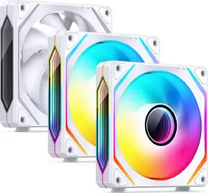 Cooling fan Jonsbo ZL-120W PWM ARGB 120mm White — 120 mm, PWM, ARGB