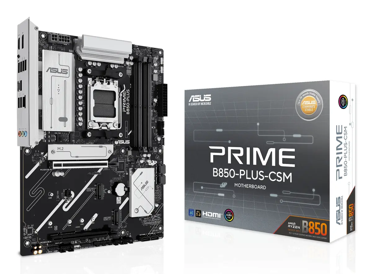 Asus PRIME B850-PLUS-CSM ATX Mātesplate Socket