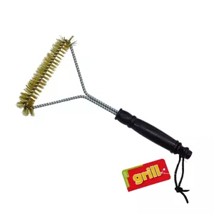 Grill brush ASI COLLECTION 24555023 with brass wire, 30.5 cm handle