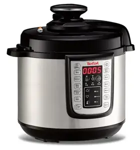 Tefal CY505EE0 Multi Cooker 3.8 L Black and Silver with 24-Hour Delay Start