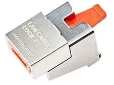 Cable lock Smartkeeper NC13P1OR — 12-pack orange, security locks for LAN/network cables