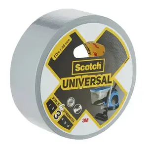 Лента 3M Universal 50 м Серебристая Для связывания Фиксации Защиты Ремонта Уплотнения