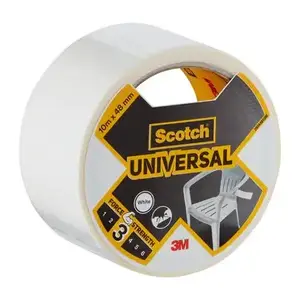 3M Universal Tape 10 m White Bundling Fastening Protecting Repairing Sealing