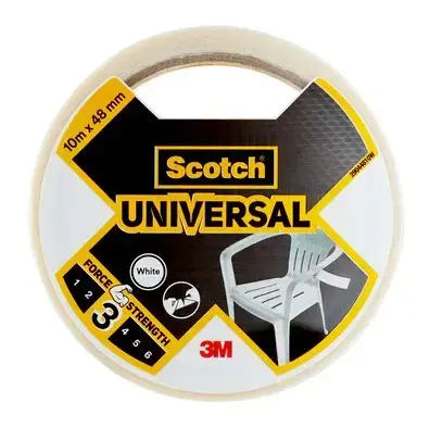 3M Universal Tape 10 m White Photo 2