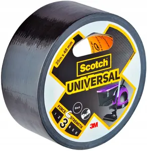 Adhesive Fabric Tape 3M Scotch 48 mm x 25 m Black