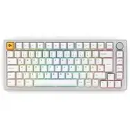 Mechanical Keyboard GLORIOUS GMMK Pro 75% White Hot-Swap RGB, ISO layout