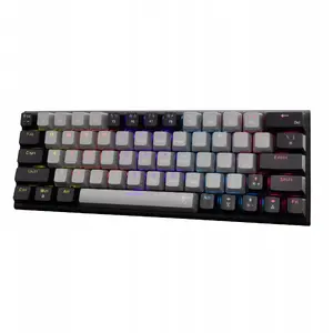 Mechanical gaming keyboard White Shark WAKIZASHI-2 US layout grey-black with red switches