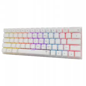 Mechanical Keyboard White Shark Wakizashi-2 US Red Switch, Tenkeyless/US layout, White