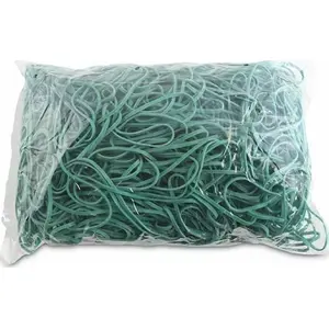 Rubber Bands Office Products, diameter 130 mm, width 1.5×3 mm, 60% rubber, 1000 g pack, green
