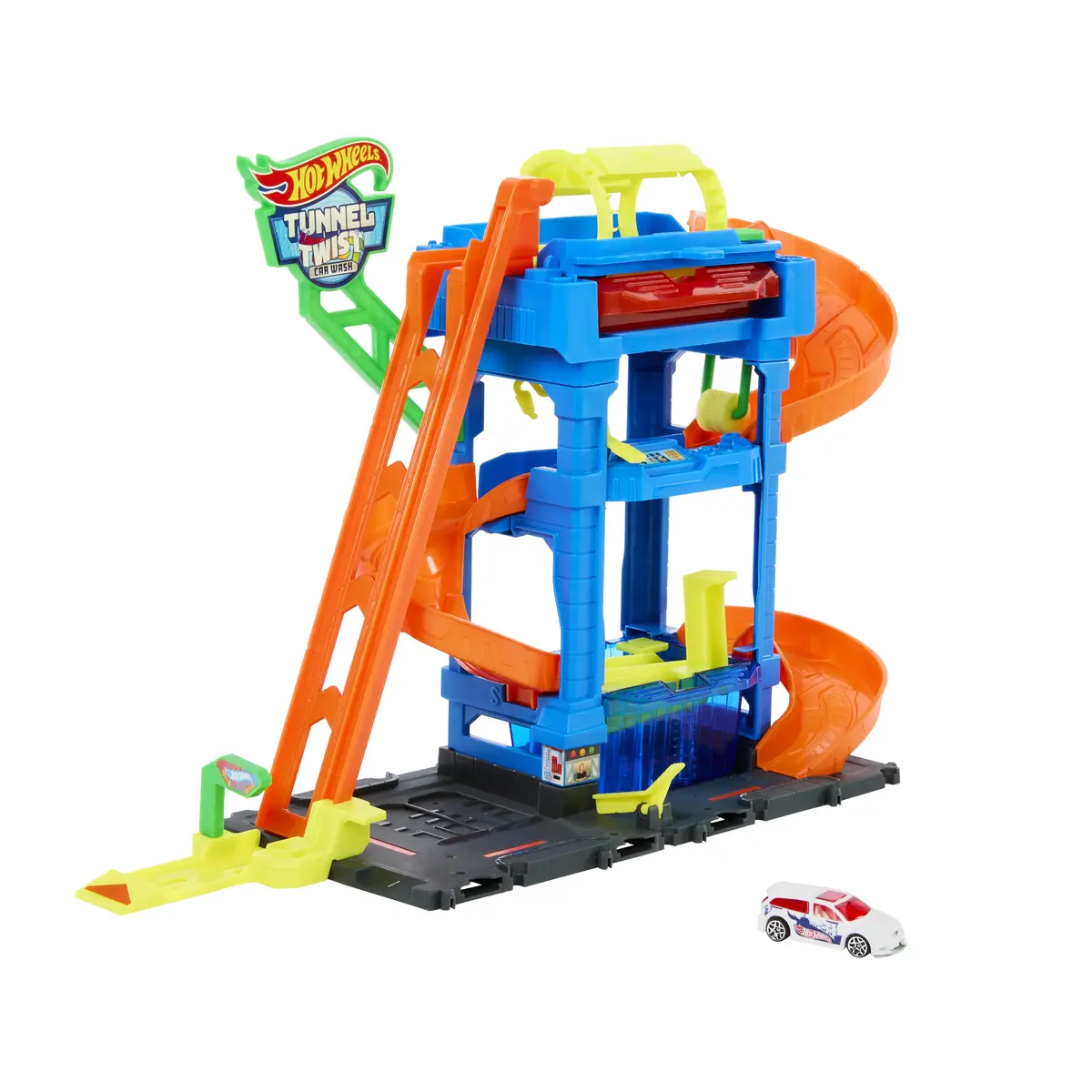 MATTEL Hot Wheels City Tunnel Twist Car Wash & Color Shifters Photo 5