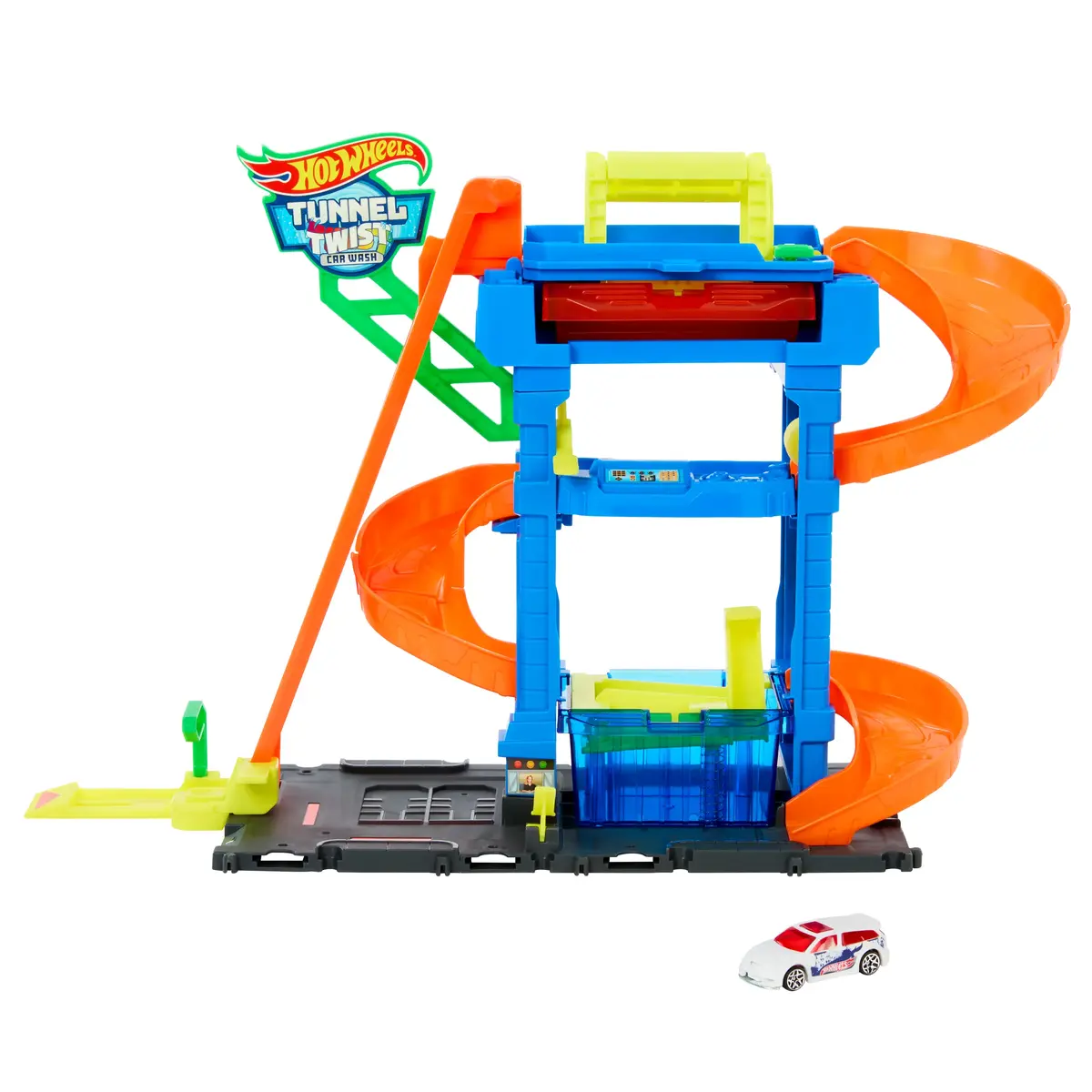 MATTEL Hot Wheels City Tunnel Twist Car Wash & Color Shifters Photo 7