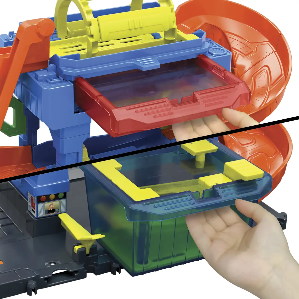 MATTEL Hot Wheels City Tunnel Twist Car Wash & Color Shifters Photo 12