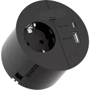 Сетевой удлинитель Bachmann Loop 938.203 с 1× розеткой CEE 7/3 и 1× USB A/C 22W