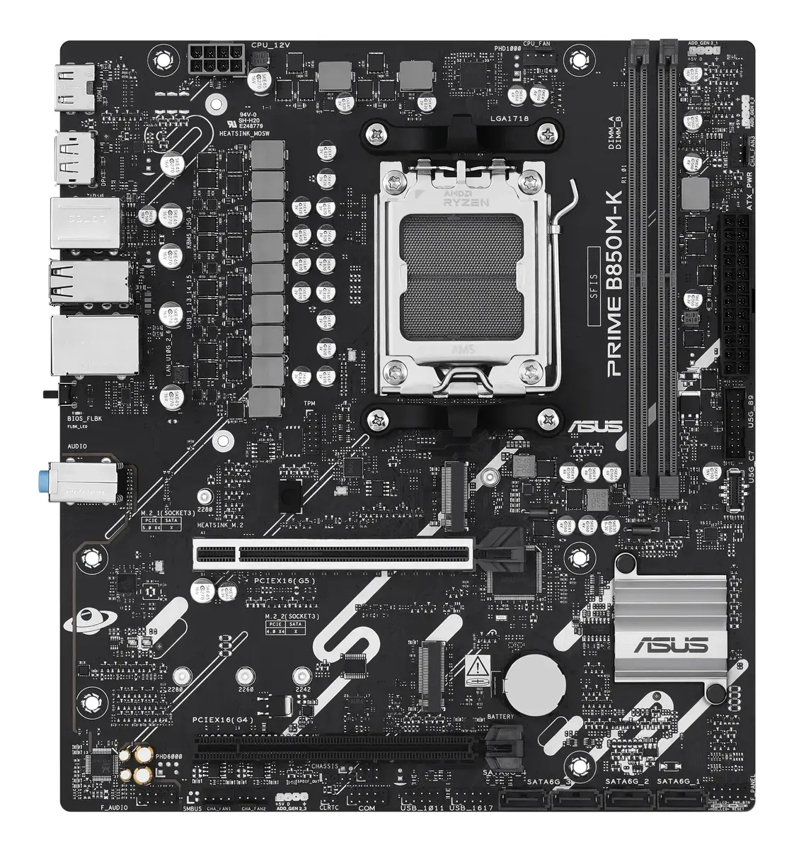 Mātesplate ASUS PRIME B850M-K, 90MB1LV0-M0EAY0 Photo 2