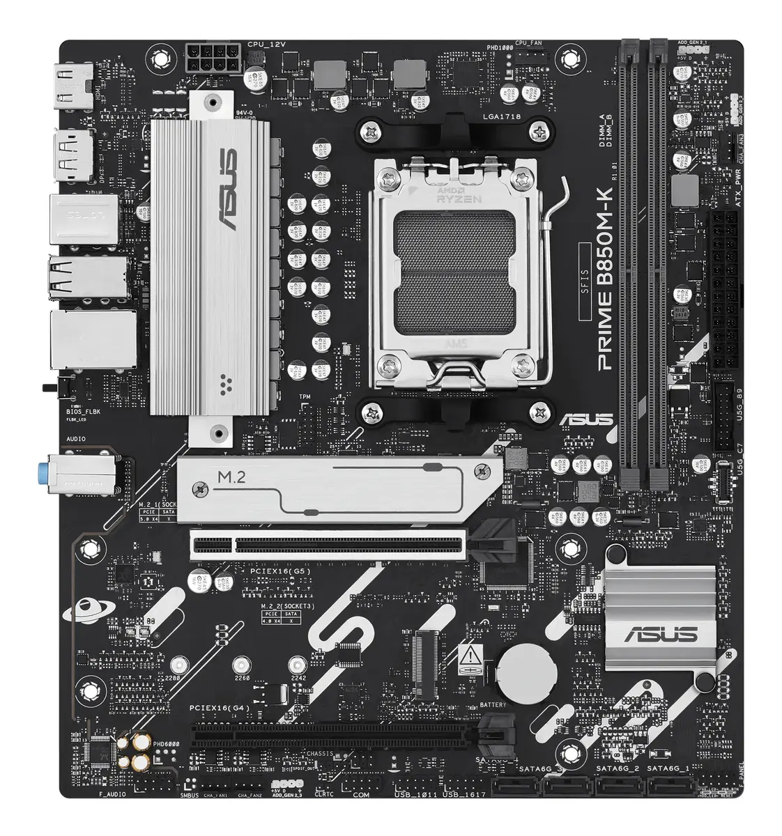 Mātesplate ASUS PRIME B850M-K, 90MB1LV0-M0EAY0 Photo 3